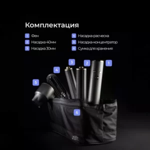 Профессиональный фен-стайлер для волос Essential (S300), Серый - изображение 16